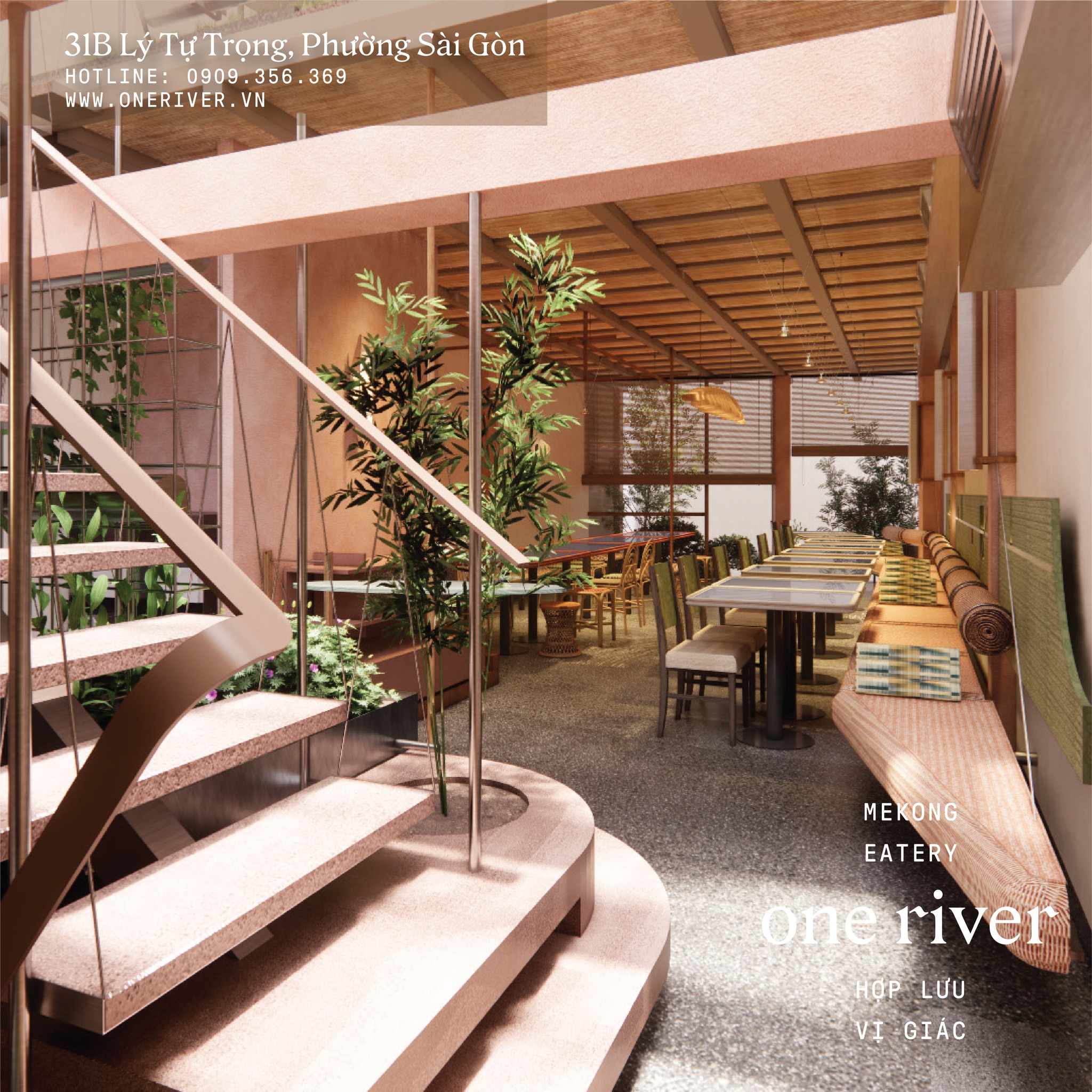 Thi công dự án Mạng, wifi, camera nhà hàng One River, Phường Sài Gòn, TPHCM